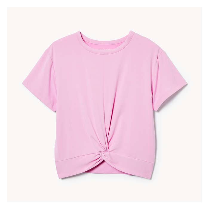Kid Girls' Active Twist Front T-Shirt
